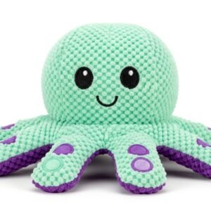 Plush Octopus Dog Toy with Built-In Squeaker – Soft Interactive Toy for Small & Medium Dogs