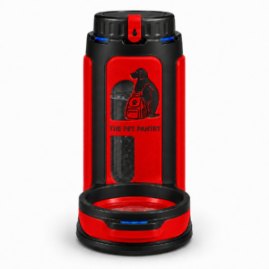 Automatic Pet Water Fountain with Elevated Drinking Bowl
