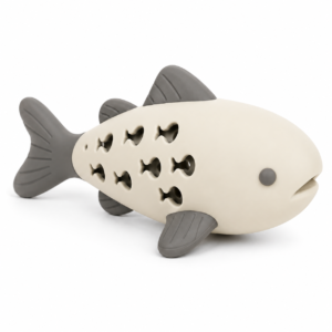 Fish-Shaped Interactive Treat Toy