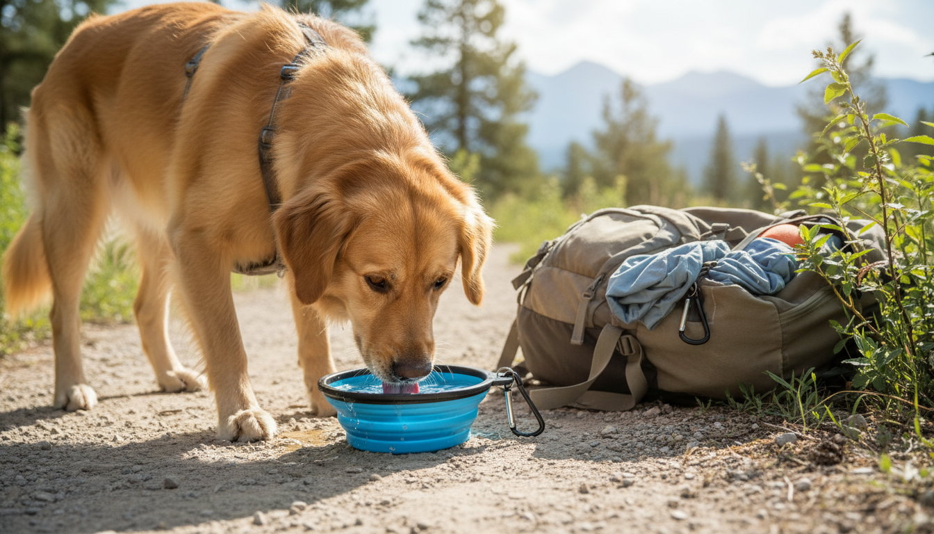 Collapsible Silicone Pet Bowl, Portable Foldable Travel Dish for Dogs & Cats - Image 6