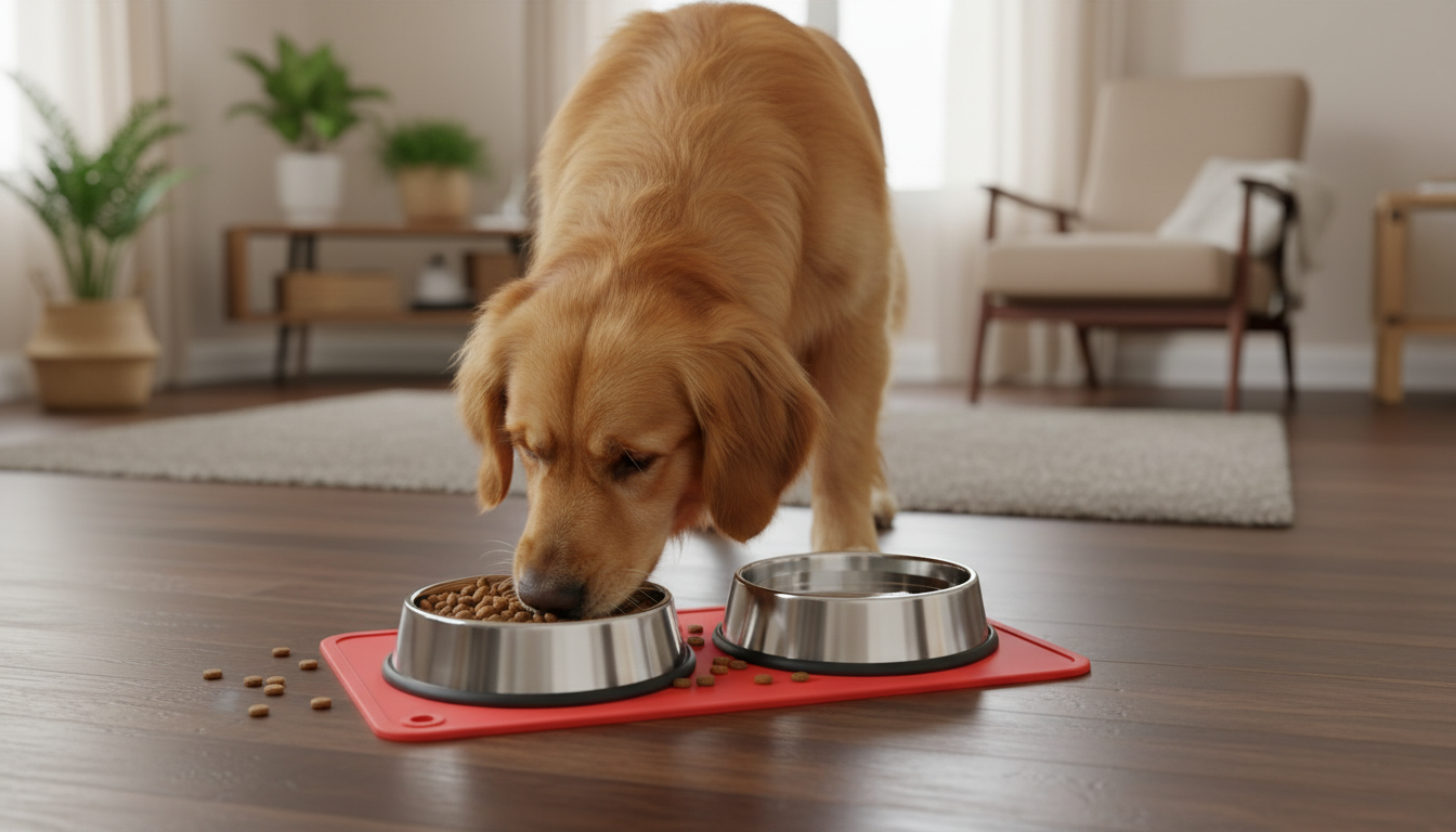 Portable Pet Feeding Mat, Foldable Waterproof Food Pad for Dogs & Cats - Image 3